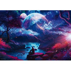 Puslespil 1000 brikker - Himmelske Bjerge