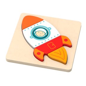 Magni rumraket puslespil i tr