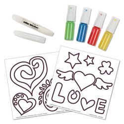 Lena tekstilfarve med 4 farver