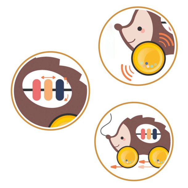 Pull along pindsvin - Babylegetj