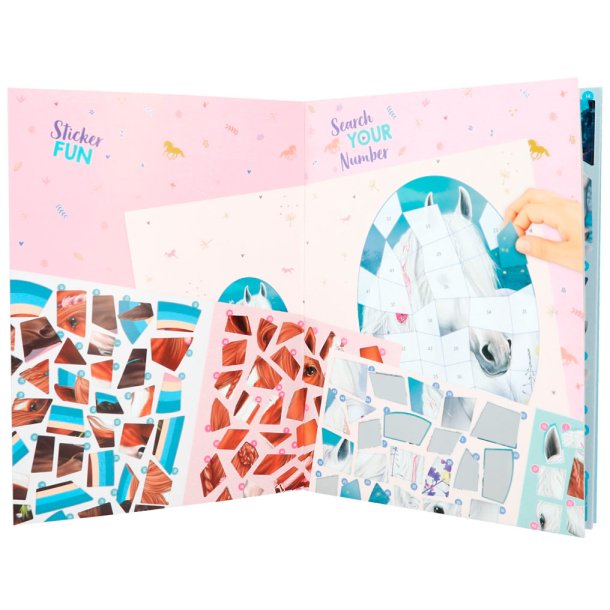 Miss Melody Nummer stickers bog