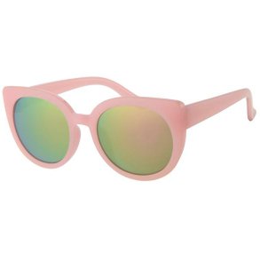 Barnsolglasgon - Fuzzy rosa med spegelglas