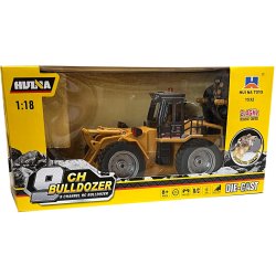 Huina Fjernstyret bulldozer 1:18 (8 r+)