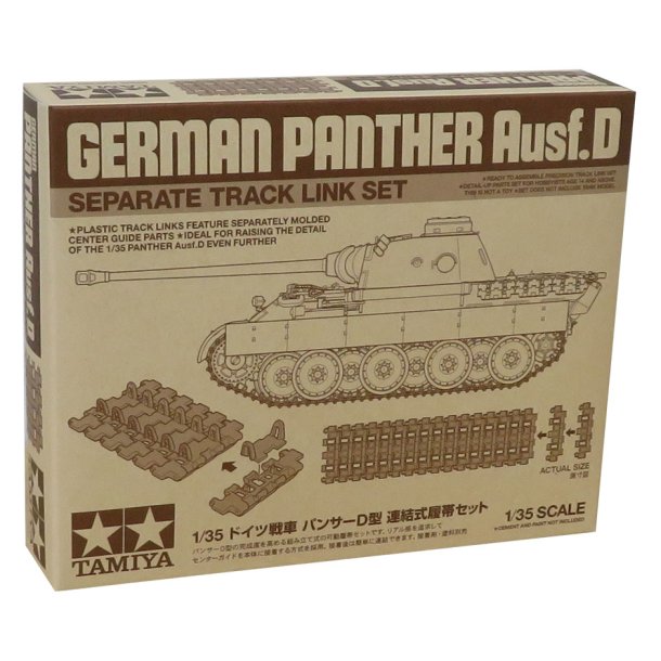 Tamiya German Tank Panther Type D track link set - Tilbehr