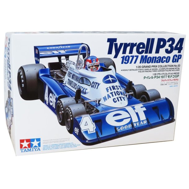 Tamiya Tyrrell P34 1977 Monaco GP - Modelbil