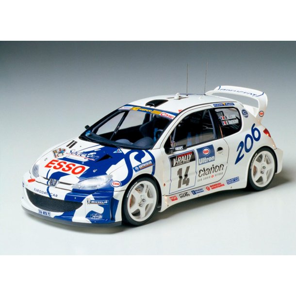 Tamiya Peugeot 206 WRC - Modelbil