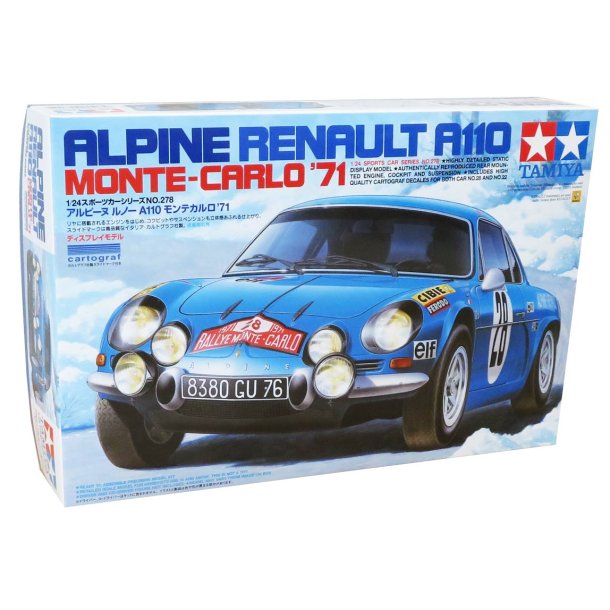 Tamiya Alpine A110 Monte-Carlo 71 - Modelbil