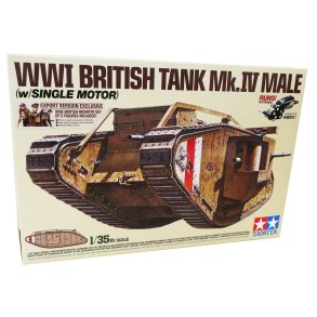 Tamiya WWI British Tank Mk.IV Male modelkampvogn