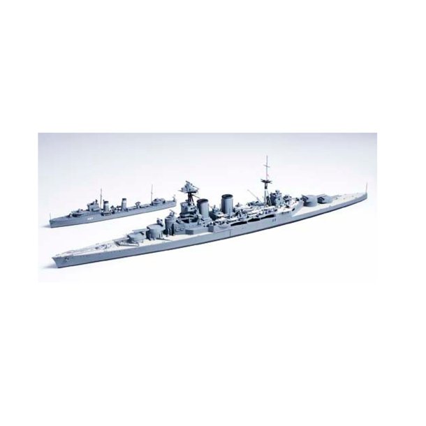 Tamiya brittisk stridskryssare "Hood" - 2in1 modellfartyg