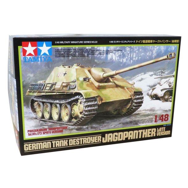 Tamiya German Tank Destroyer Jagdpanther - Modelkampvogn