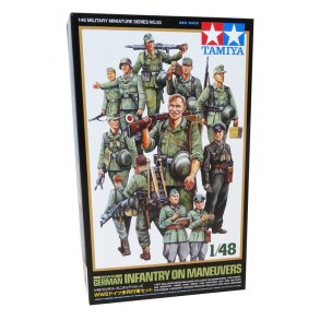 Tamiya tyskt infanteri p manvrar set - modellfigur