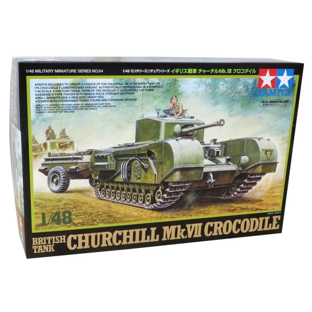 Tamiya British Tank Churchill Mk.VII Crocodile - Modell tank