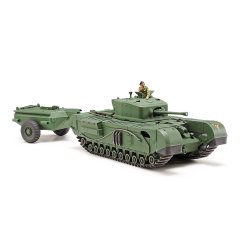 Tamiya British Tank Churchill Mk.VII Crocodile - Modelkampvogn