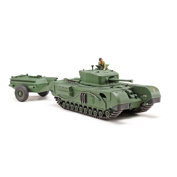 Tamiya British Tank Churchill Mk.VII Crocodile - Modelkampvogn