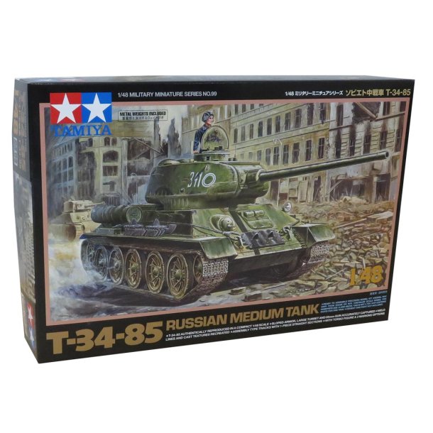 Tamiya Russian Medium Tank T-34-85 - Modell tank