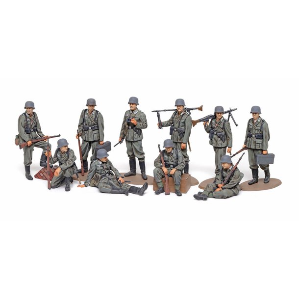 Tamiya WWII Wehrmacht Infantry modelfigurer