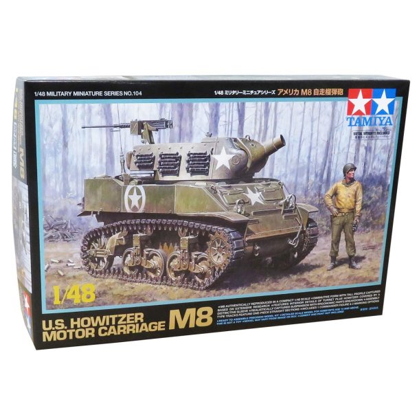 Tamiya US haubits motorvagn M8 - Modell tank