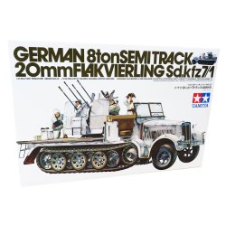 Tamiya German SD.KFZ 7/1 8-tons antiluftskyts - Modelkampvogn