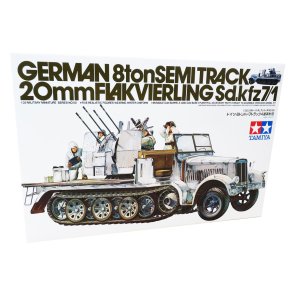 Tamiya German SD.KFZ 7/1 8-tons antiluftskyts - Modelkampvogn