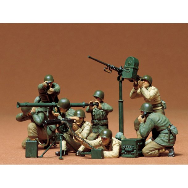 Tamiya US kanon/mortergruppe modelfigurer