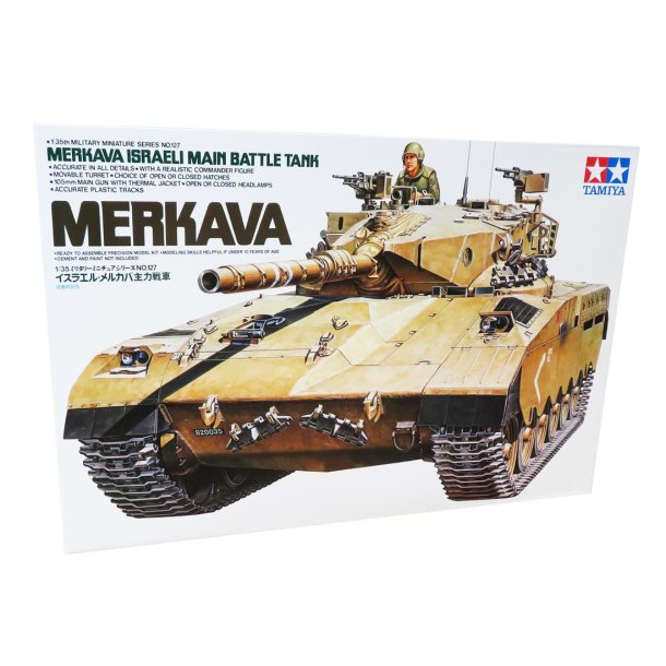 Tamiya Israelsk Merkava Main Battle Tank - Modelkampvogn