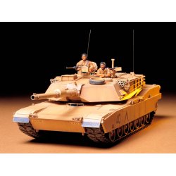 Tamiya US M1A1 Big Gun Abrams - Modelkampvogn