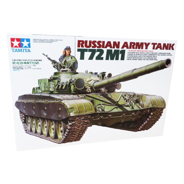 Tamiya Russian army tank T72M1 - Modelkampvogn