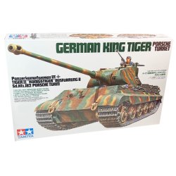 Tamiya King Tiger Porsche Trn - Modelkampvogn