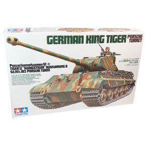 Tamiya King Tiger Porsche Trn - Modelkampvogn