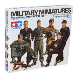 Tamiya German tank crew at rest st - Modelfigur
