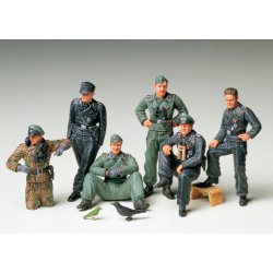 Tamiya German tank crew at rest st - Modelfigur