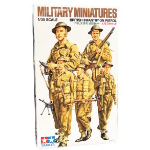 Tamiya British Infantry on patrol st - Modelfigur