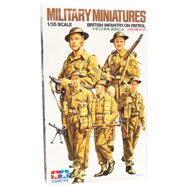 Tamiya British Infantry on patrol st - Modelfigur