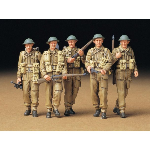 Tamiya brittiskt infanteri p patrullset - modellfigur