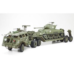 Tamiya US 40-tons tanktransporter Dragon Wagon - modellbil