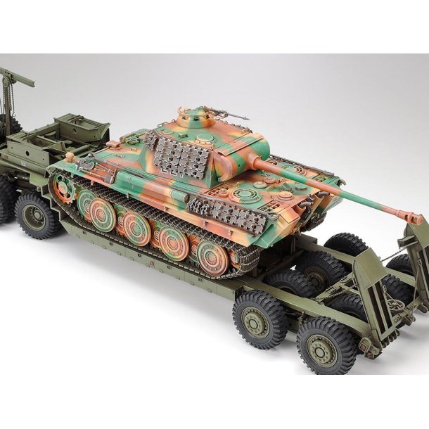 Tamiya US 40-tons tanktransporter Dragon Wagon - modellbil