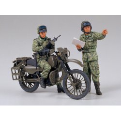 Tamiya JGSDF Motorcycle recon s�t - Modelfigur