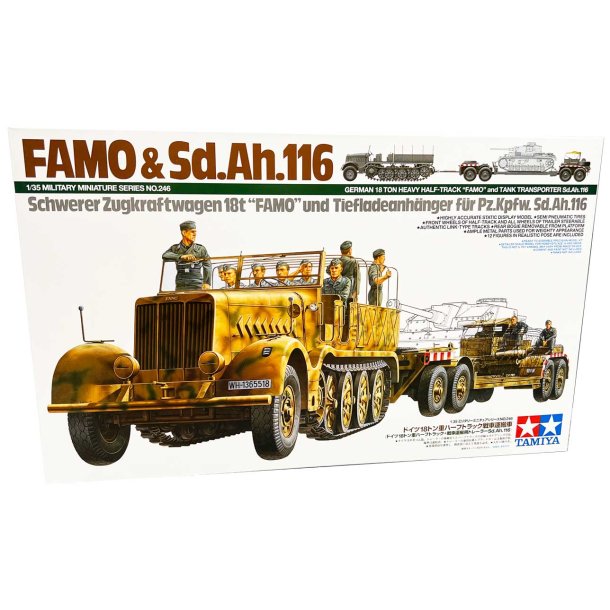 Tamiya Famo m. tanktransporter - Modelbil