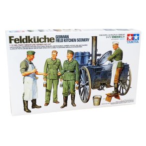 Tamiya German Field Kitchen Scenery - Modelfigurer