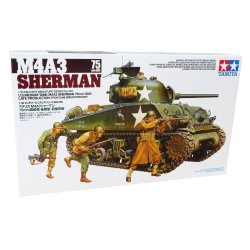 Tamiya M4A3 Sherman 75 mm - Modelkampvogn