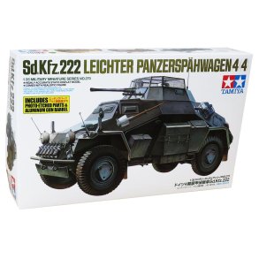 Tamiya tyskt pansarspaningsfordon Sd.Kfz.222 - Modell tank