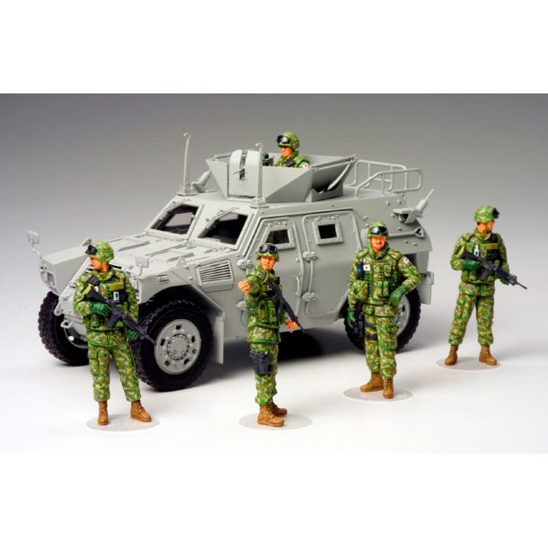 Tamiya JGSDF Irak humanit�rt bist�nd s�tter modellsiffror