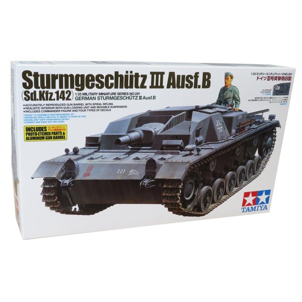 Tamiya German Sturmgeschutz III Ausf.B - Modelkampvogn