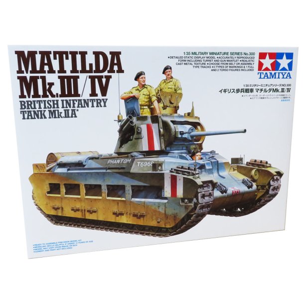 Tamiya Britisk Mathilda MK.lll/lV - Modelkampvogn