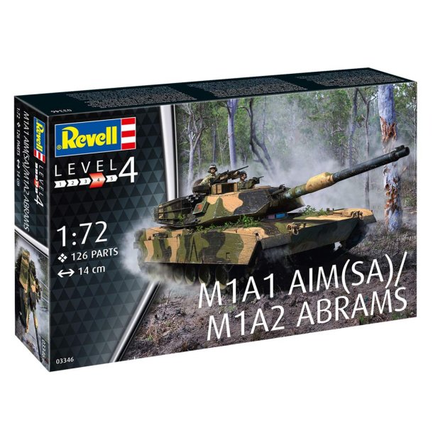 Revell M1A2 Abrams modelkampvogn