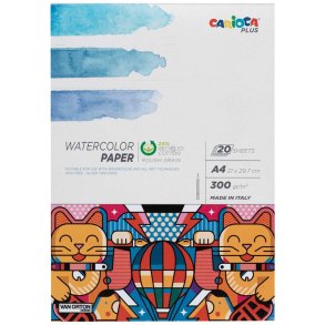 Carioca plus A4 akvarell ritpapper 300g