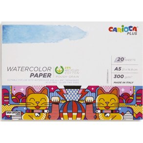 Carioca plus A5 akvarellpapper - 300g