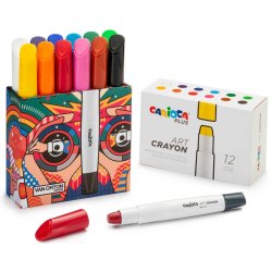 Carioca plus kritor i fantastiska frger - 12 st.