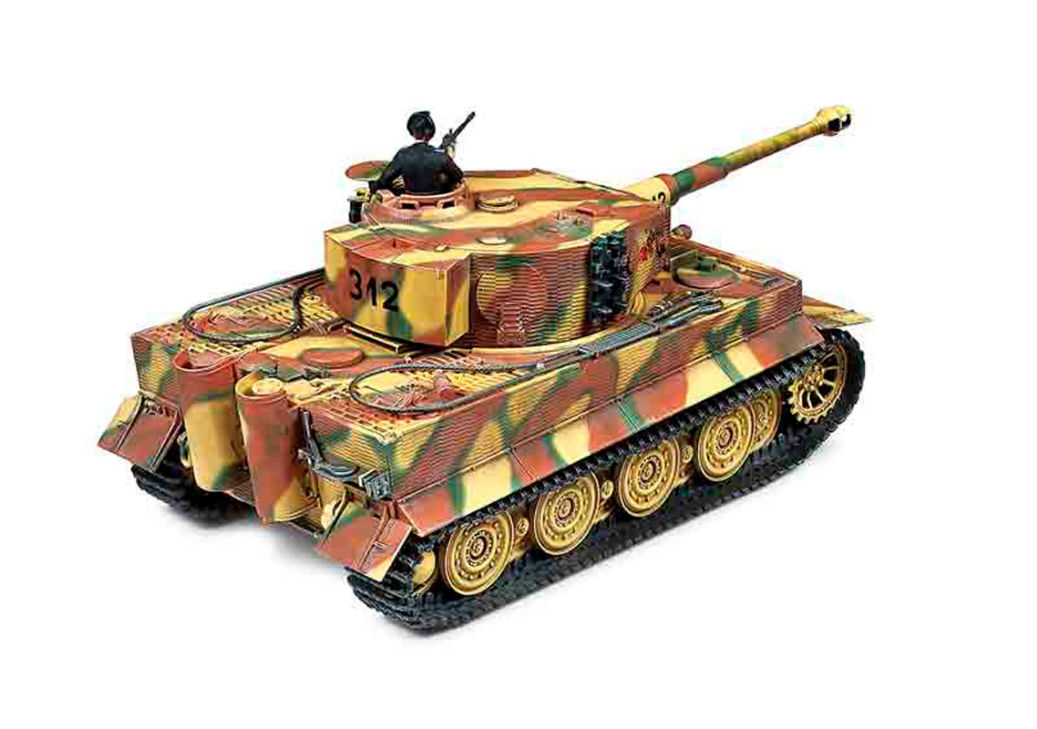 Tamiya German heavy tank Tiger I - Modelkampvogn - BilligLeg