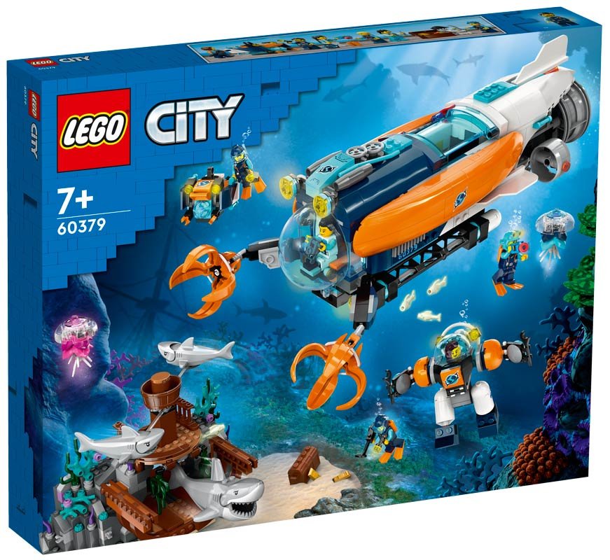 Gå ned aflevere pant LEGO City 60379 Dybhavsudforsknings-ubåd - Køb hos BilligLeg